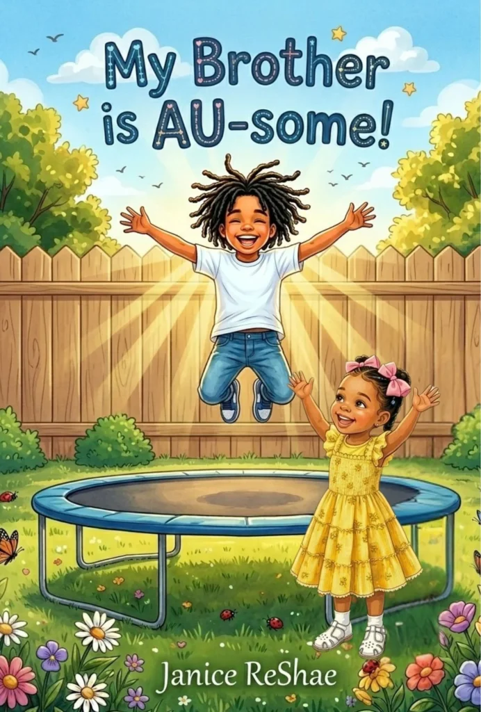 My Brother is AU-some! book cover — an autism acceptance children’s book by Janice ReShae